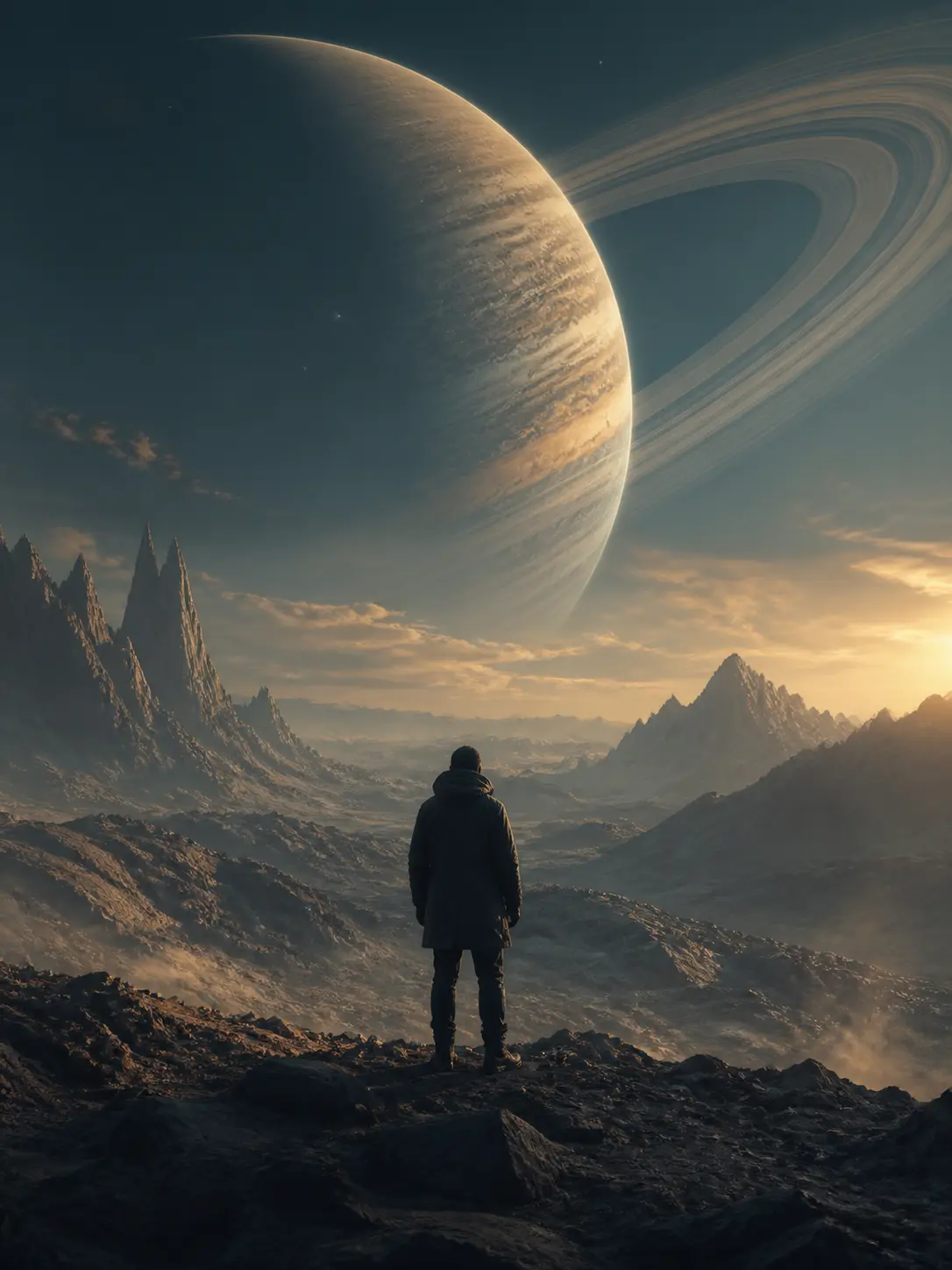 Alien valley still image used as the animation source