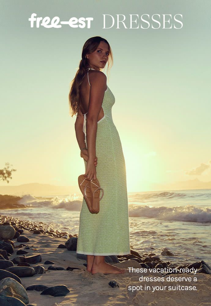 Sunset Beach Dress Advertisement Genflow 模板預覽