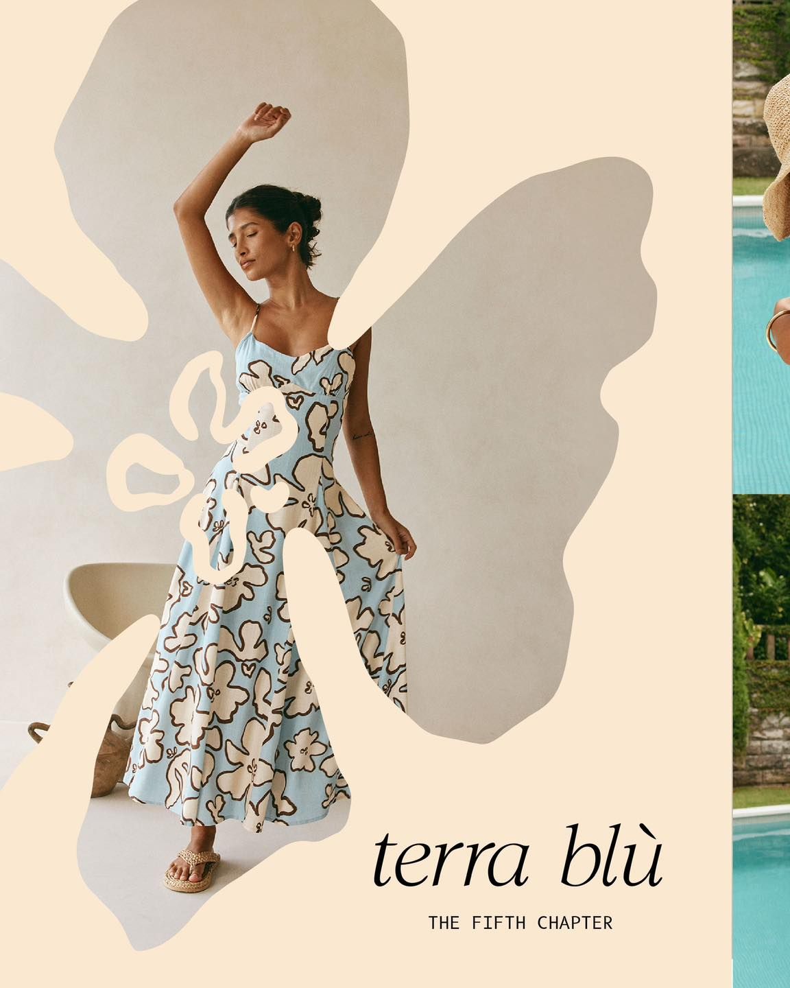 Minimalist Summer Dress Resort Editorial Genflow template preview