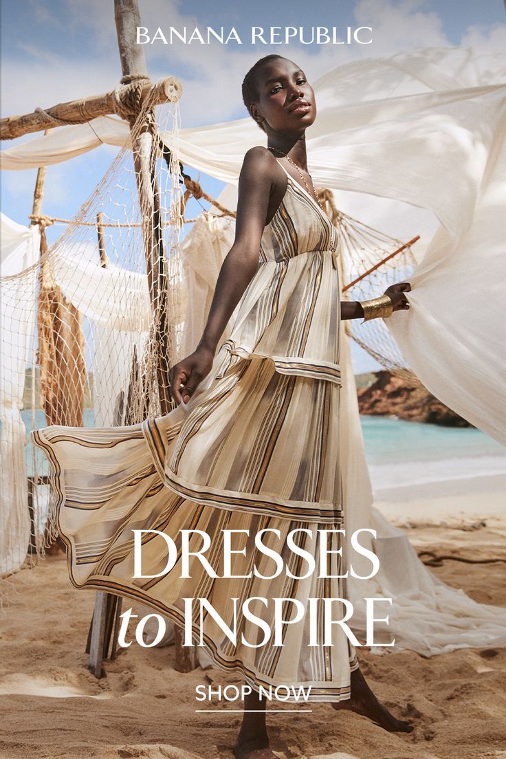 Boho Beach Dress Fashion Editorial Genflow テンプレートプレビュー