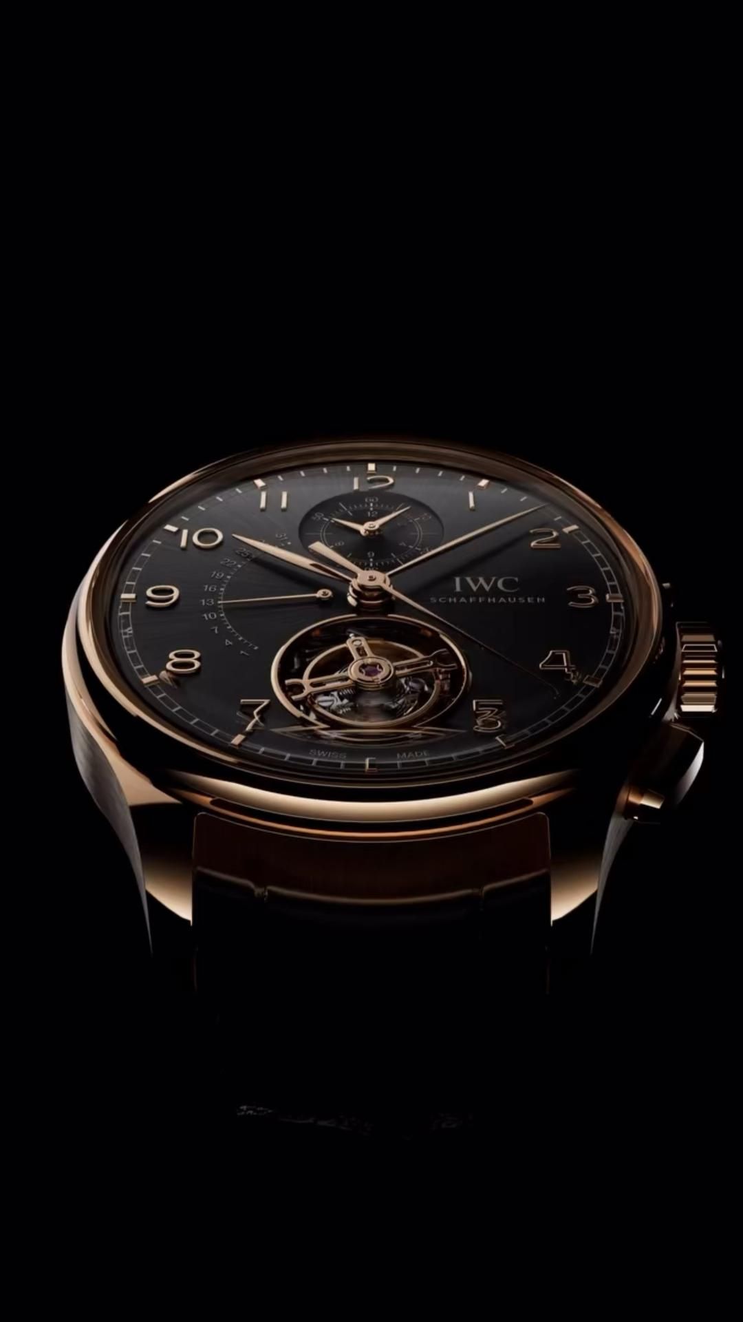 Luxury Mechanical Watch Dark Studio Shot Genflow template preview