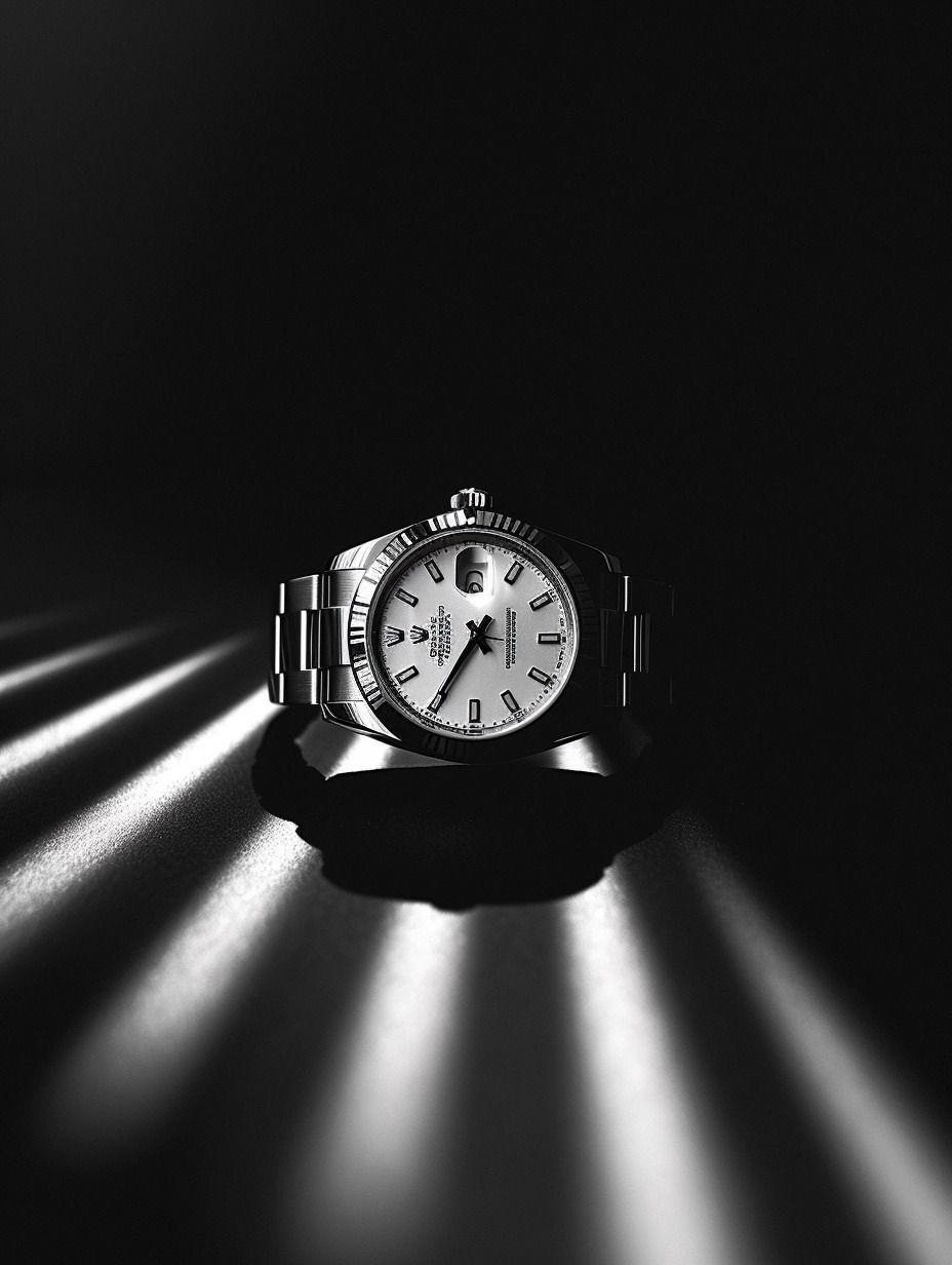 Luxury Watch Dramatic Spotlight Scene Genflow template preview