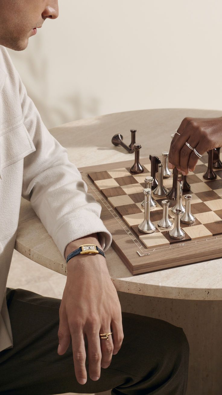 Luxury Chess Match Lifestyle Scene Genflow template preview