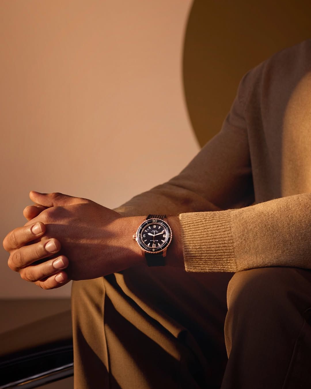 Luxury Wristwatch In Warm Studio Lighting Genflow template preview