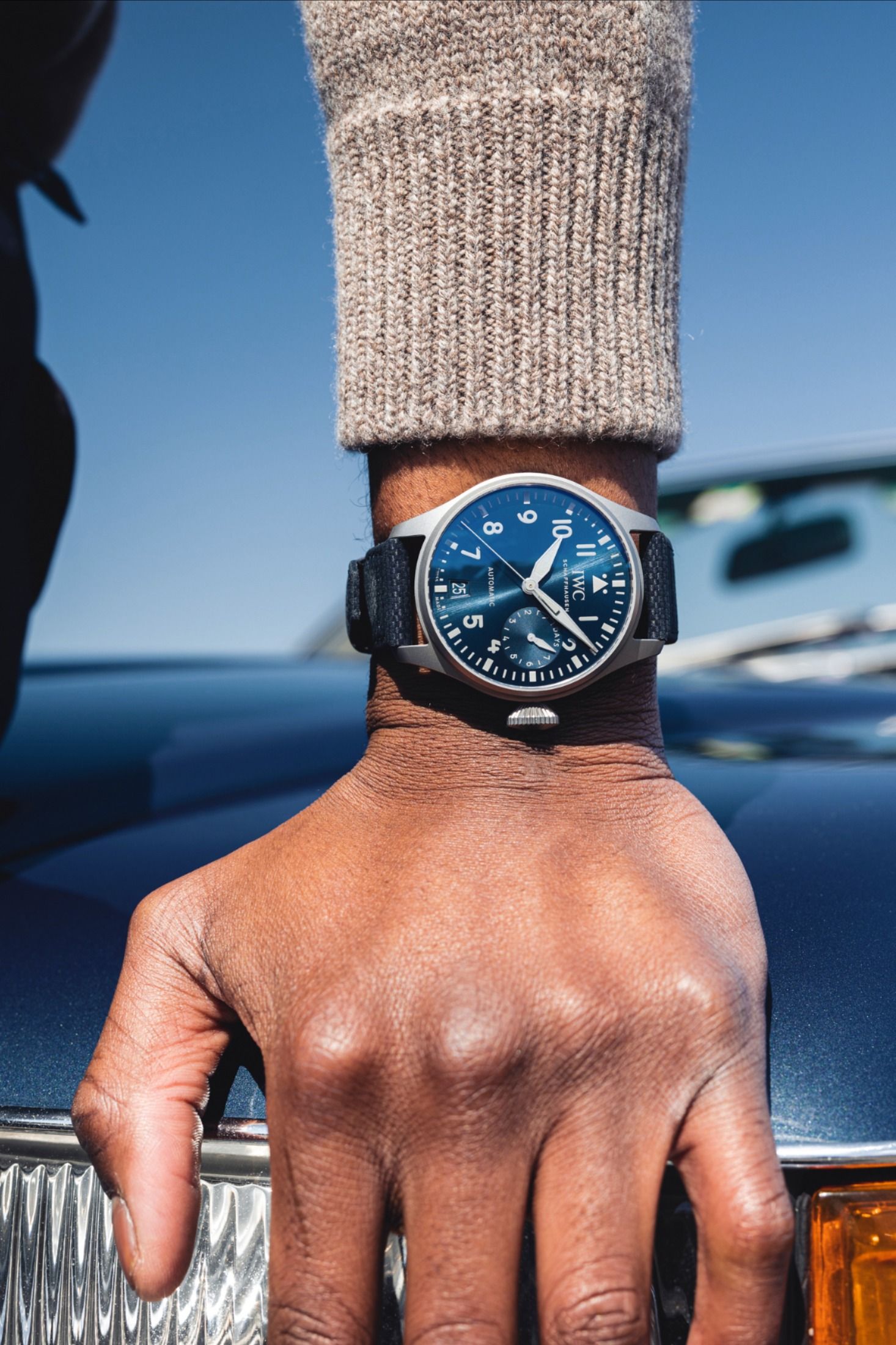 Luxury Pilot Watch Automotive Lifestyle Genflow template preview