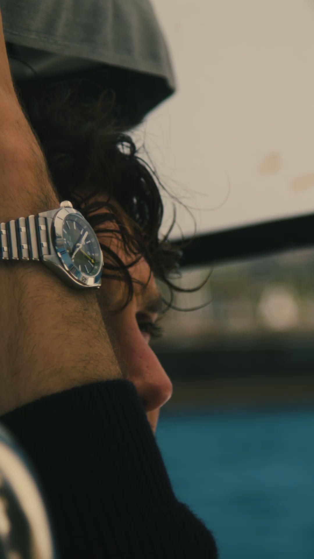 Cinematic Seaside Wristwatch Lifestyle Shot Genflow template preview