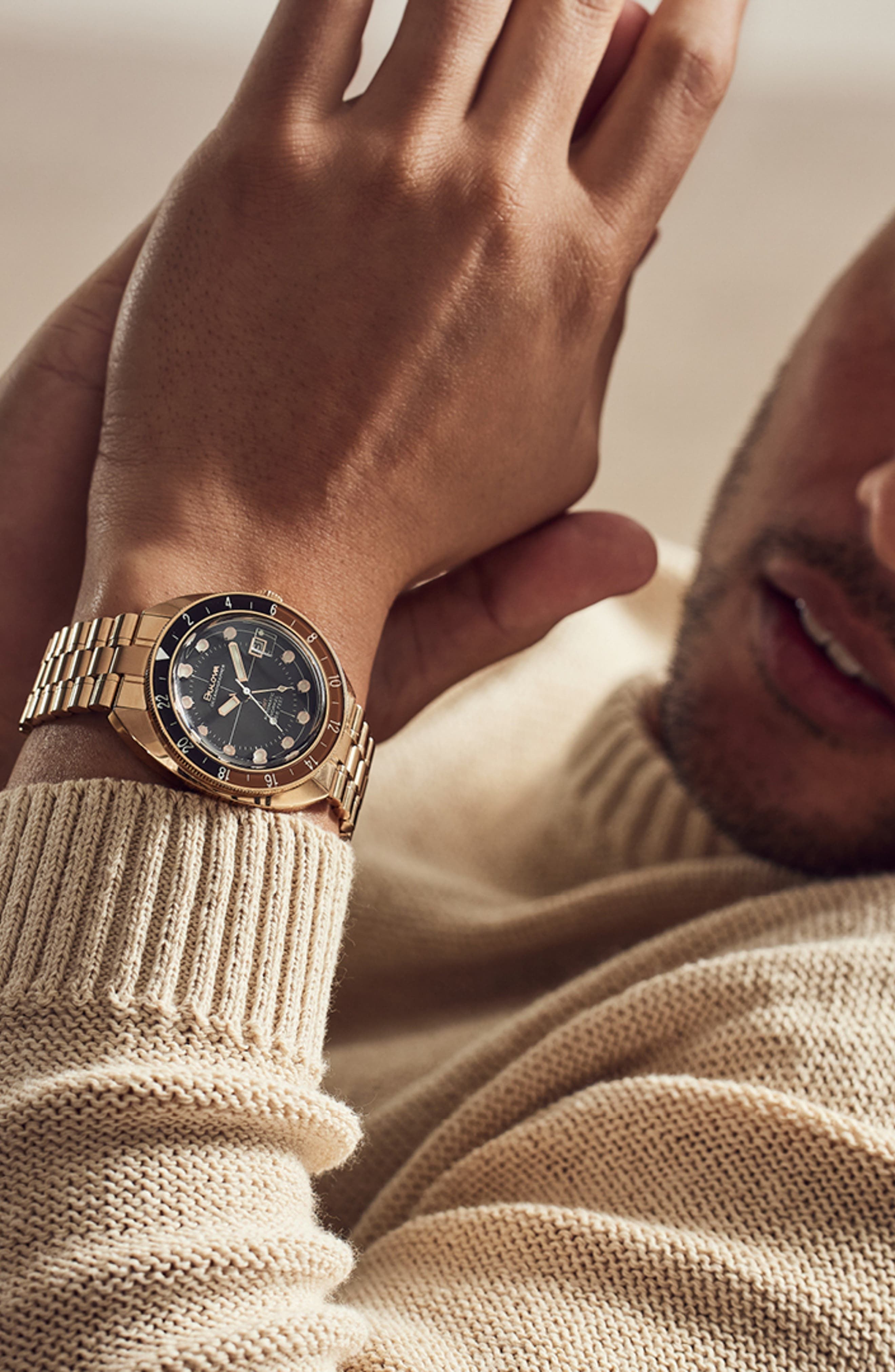 Cozy Lifestyle Gold Watch Closeup Genflow template preview