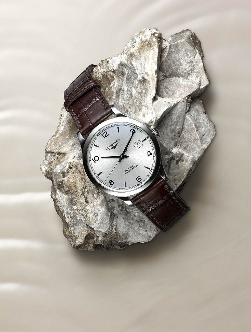 Elegant Watch On Natural Stone Genflow template preview