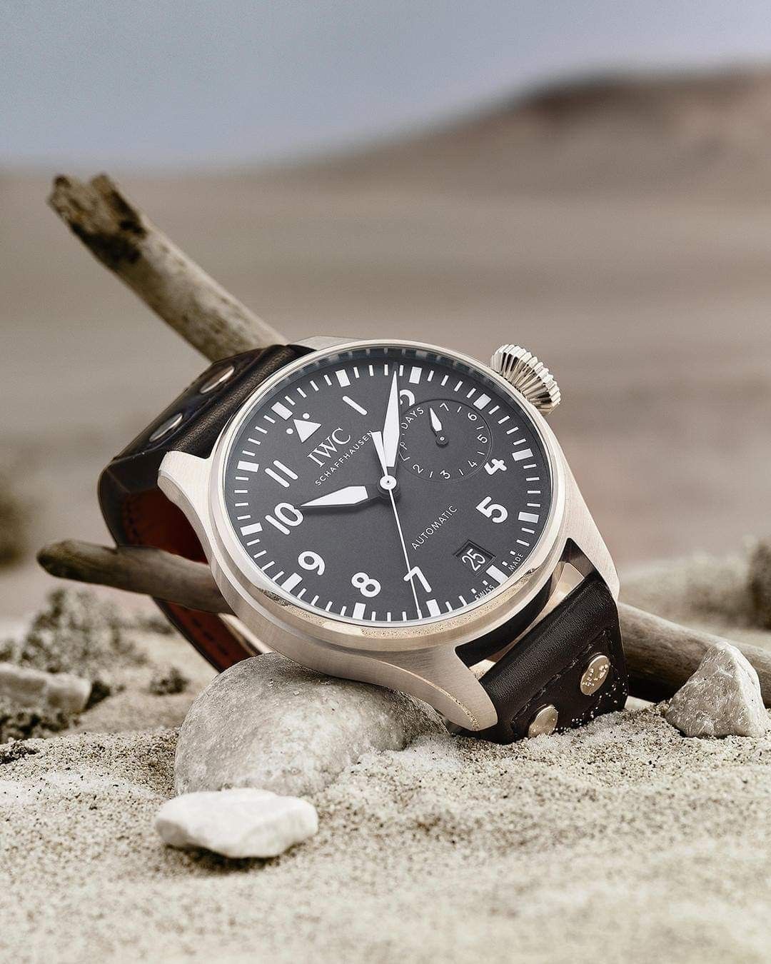 Rugged Luxury Watch In Desert Sand Genflow template preview