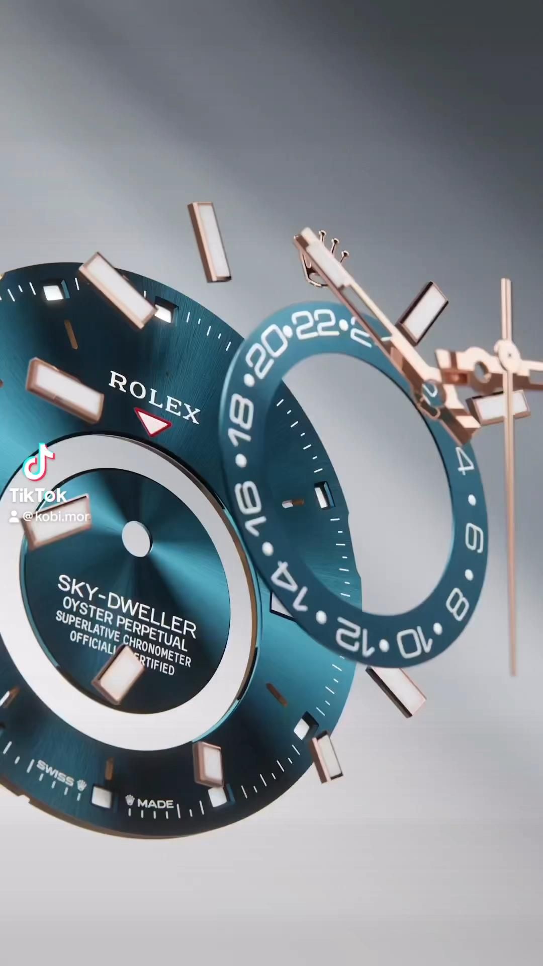 Exploded Luxury Watch Dial Render Genflow 模板預覽