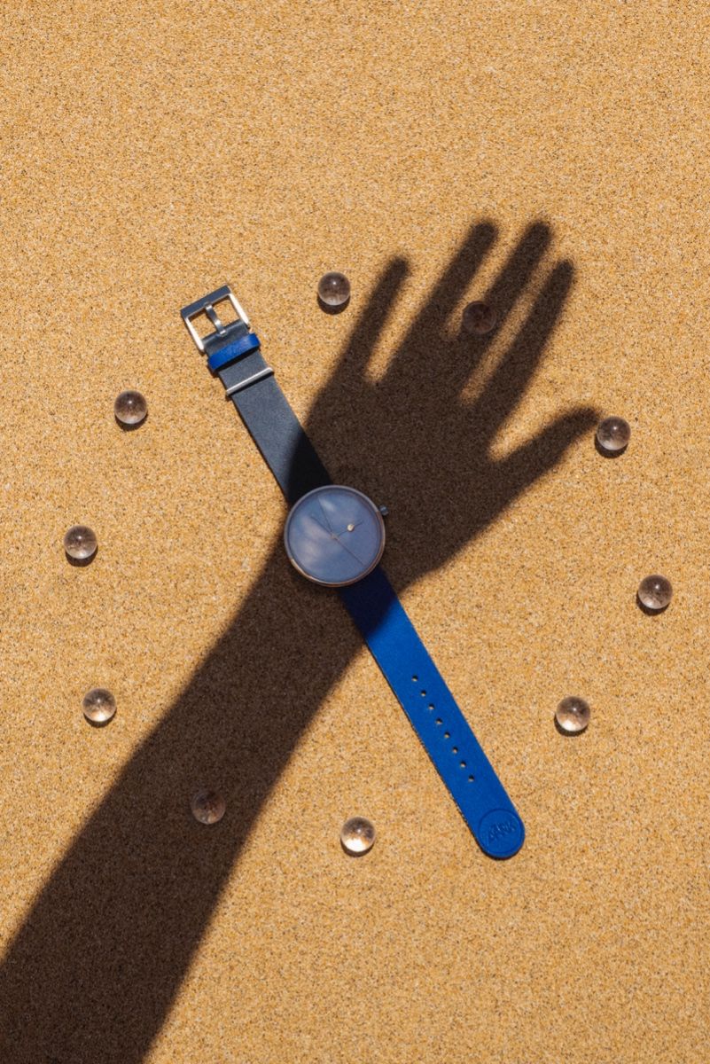 Minimalist Beach Watch Shadow Composition Genflow template preview