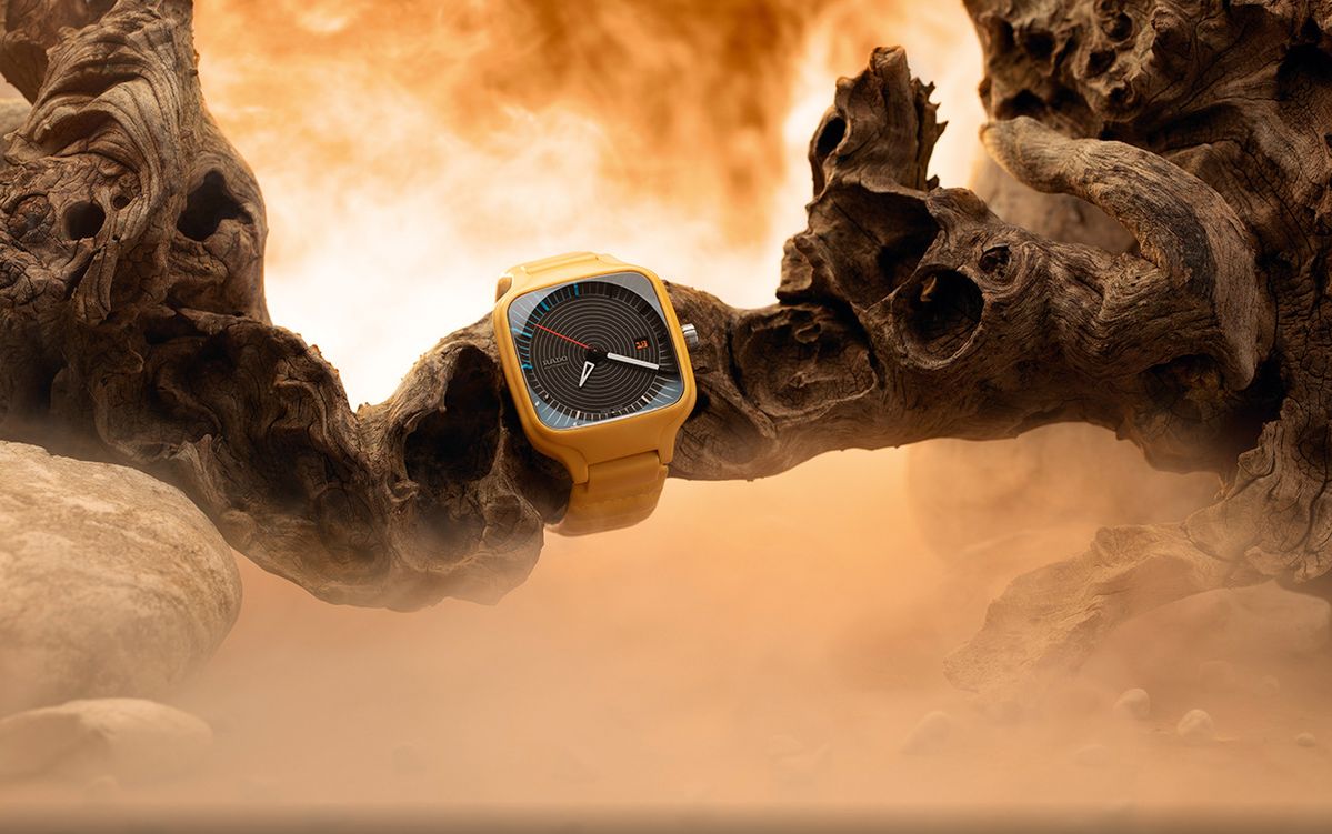 Rugged Desert Driftwood Watch Scene Genflow template preview