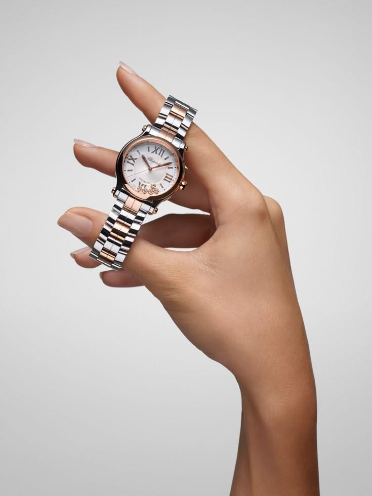 Elegant Hand Holding Luxury Watch Genflow template preview
