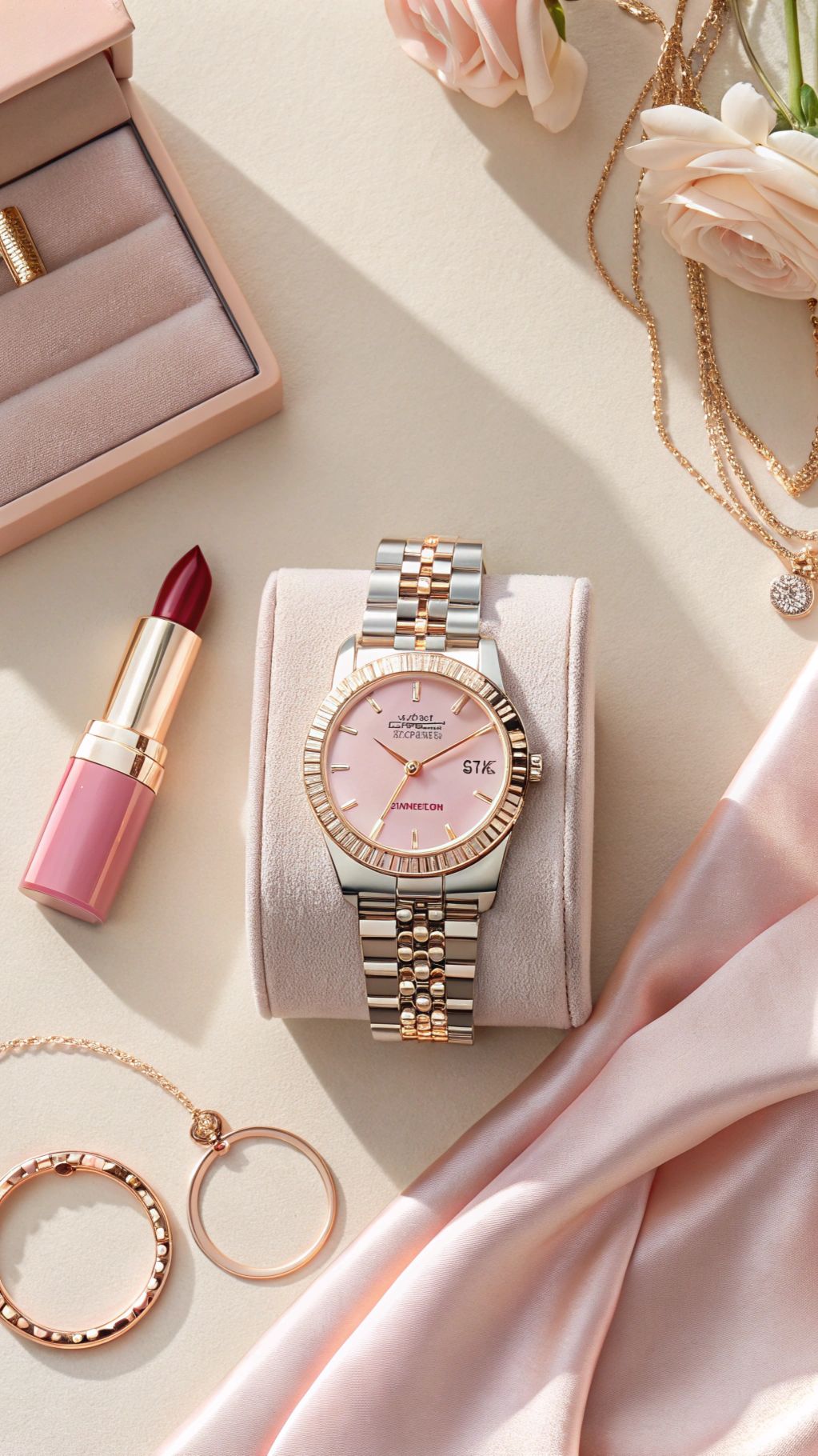 Luxury Watch And Jewelry Flat Lay Genflow template preview