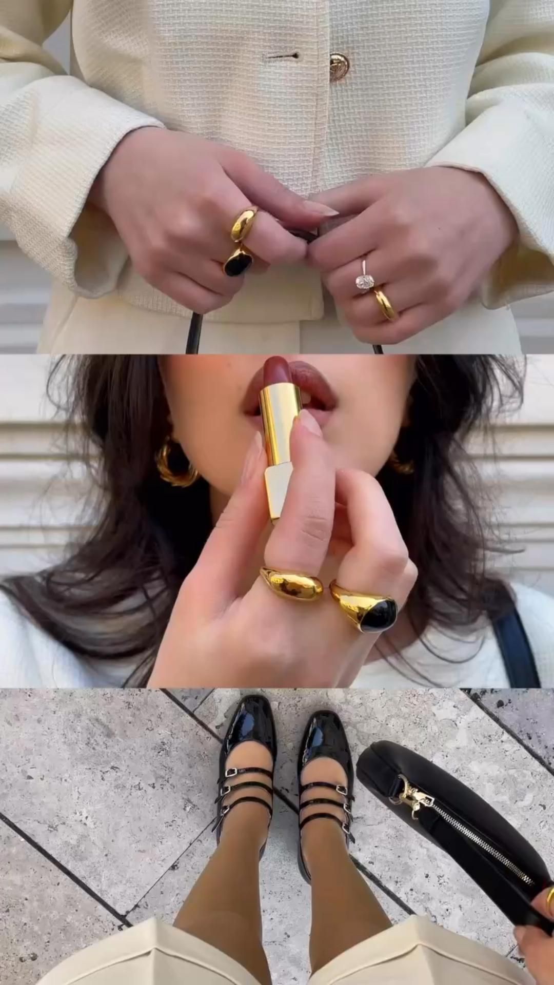 Chic Gold Jewelry Fashion Lifestyle Genflow テンプレートプレビュー