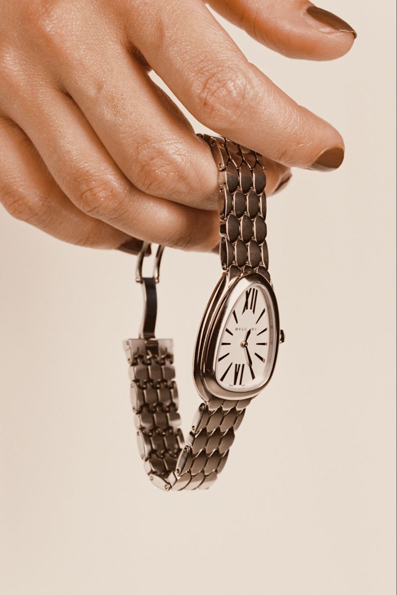 Minimalist Hand Holding Luxury Watch Genflow template preview