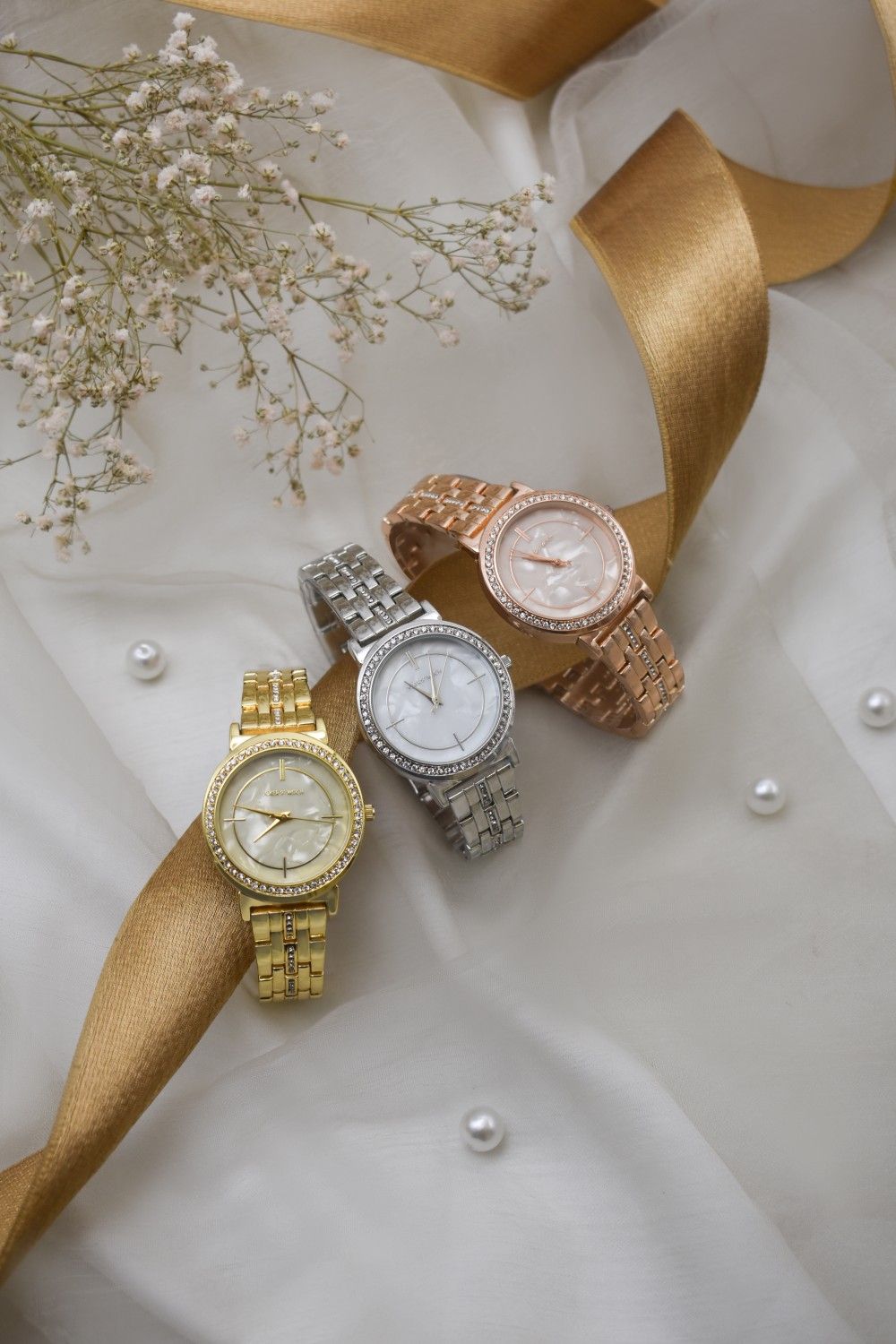 Luxury Watches On Silk Ribbon Genflow template preview