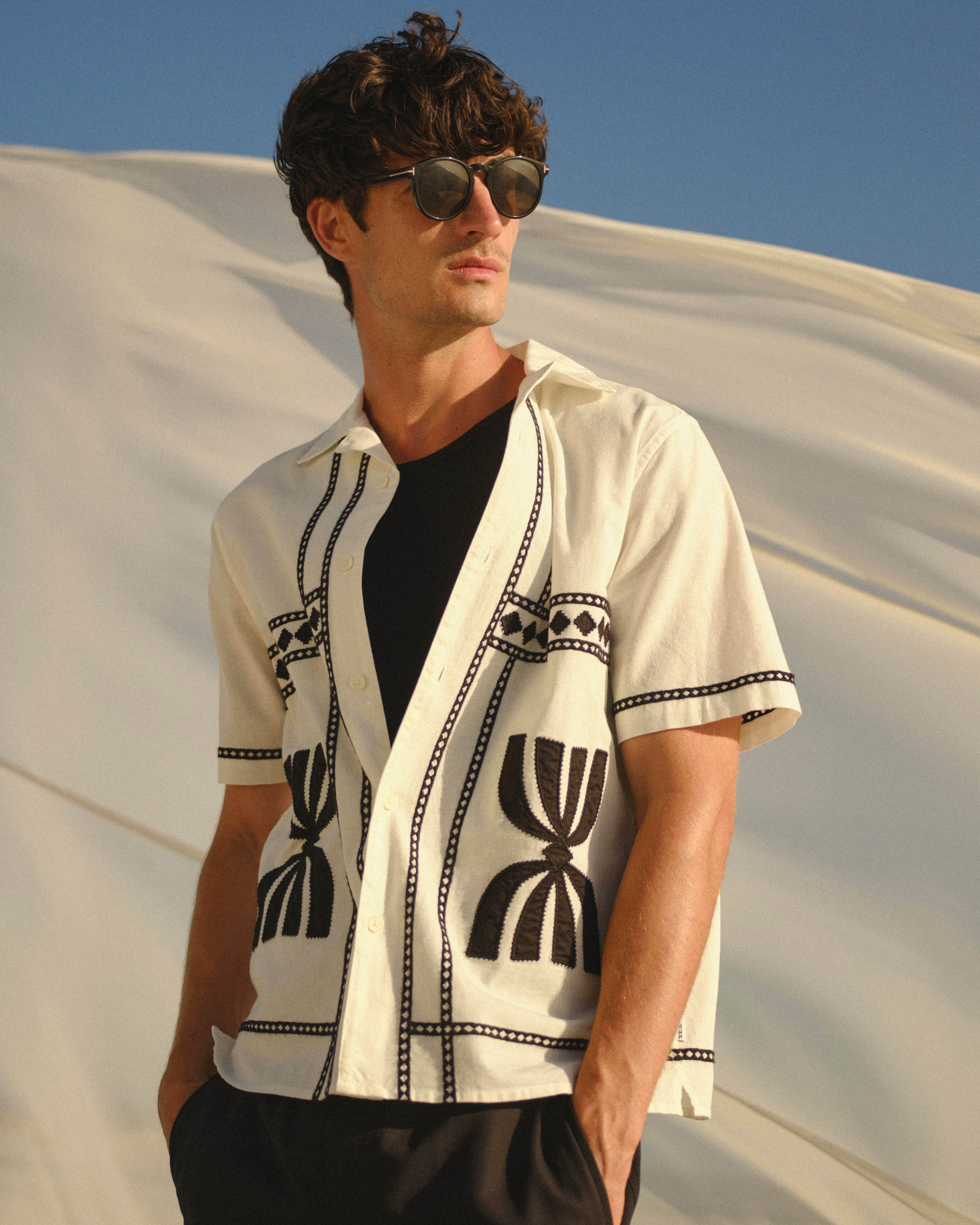 Desert Dune Summer Menswear Editorial Genflow template preview
