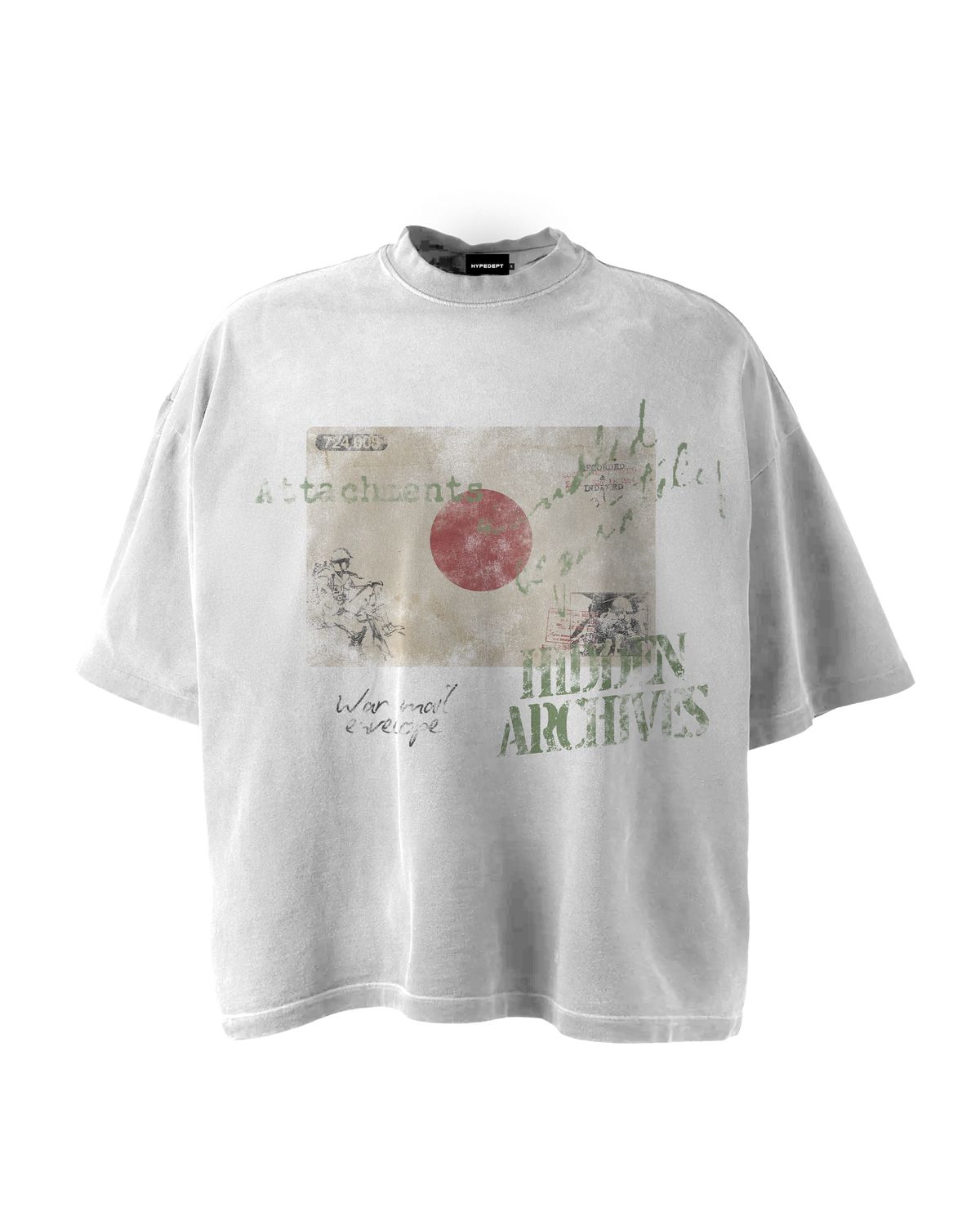 Vintage Japanese Archive Graphic Tee Genflow template preview