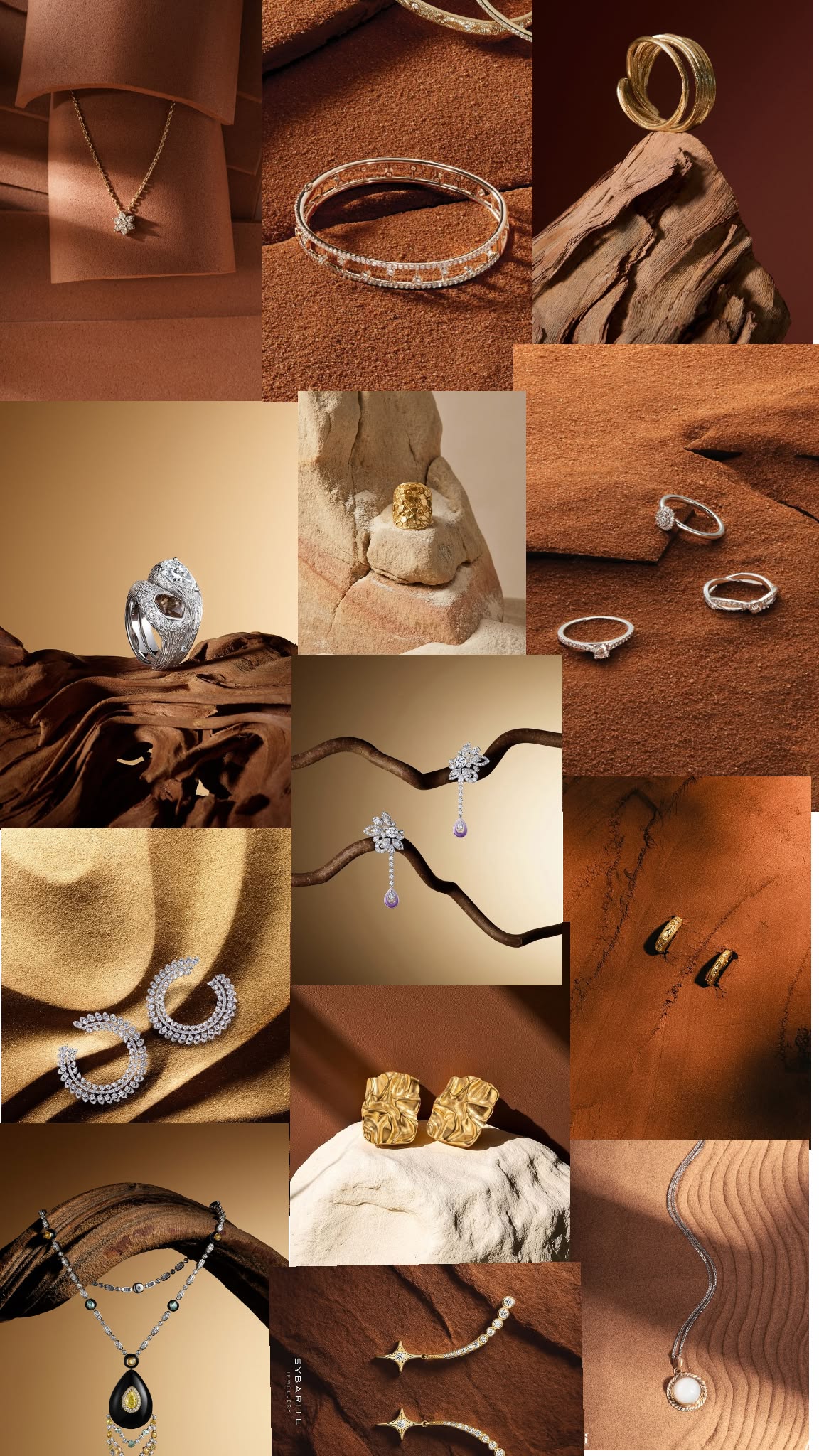 Desert Inspired Luxury Jewelry Showcase Genflow template preview