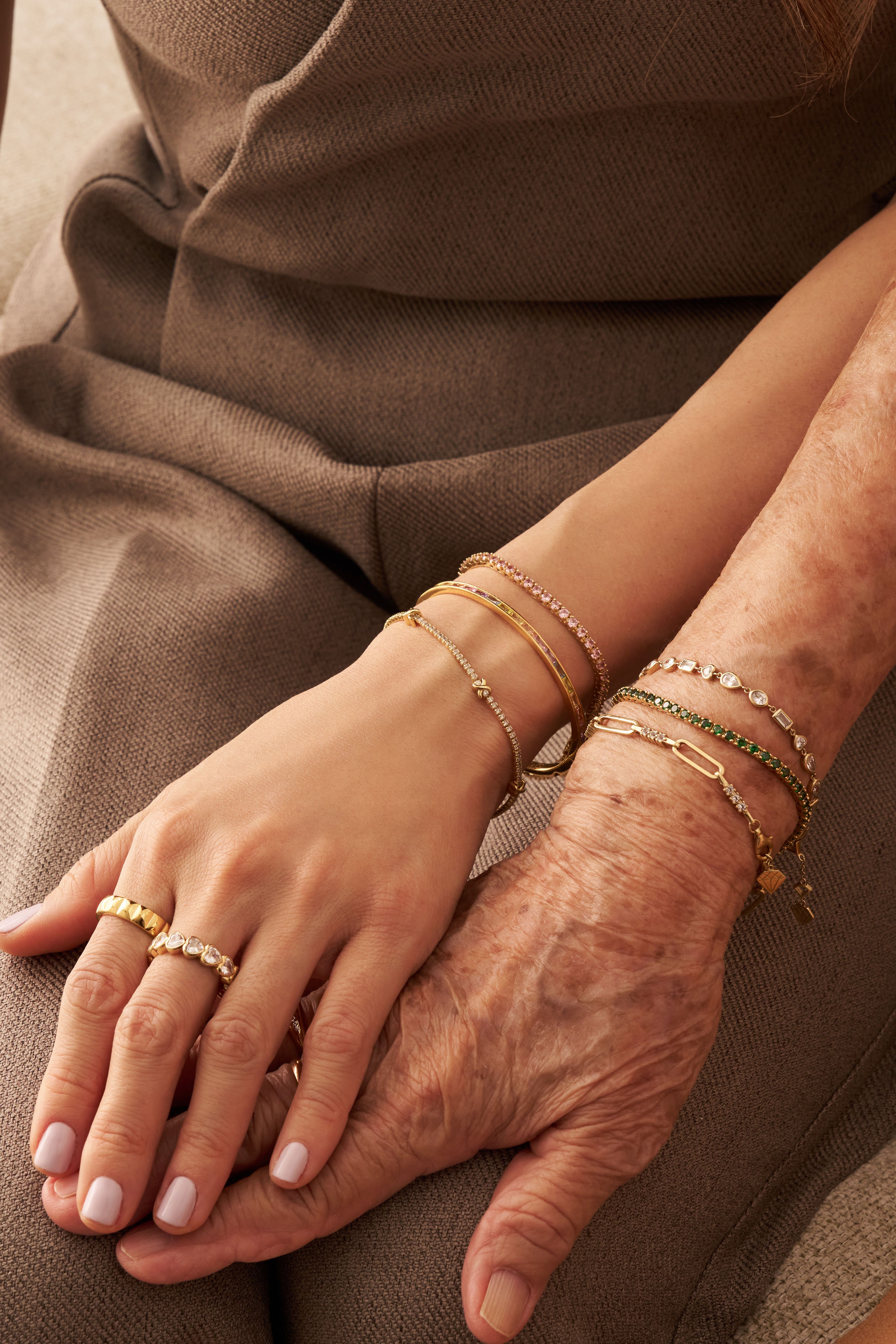 Generational Hands Gold Jewelry Ad Scene Genflow template preview