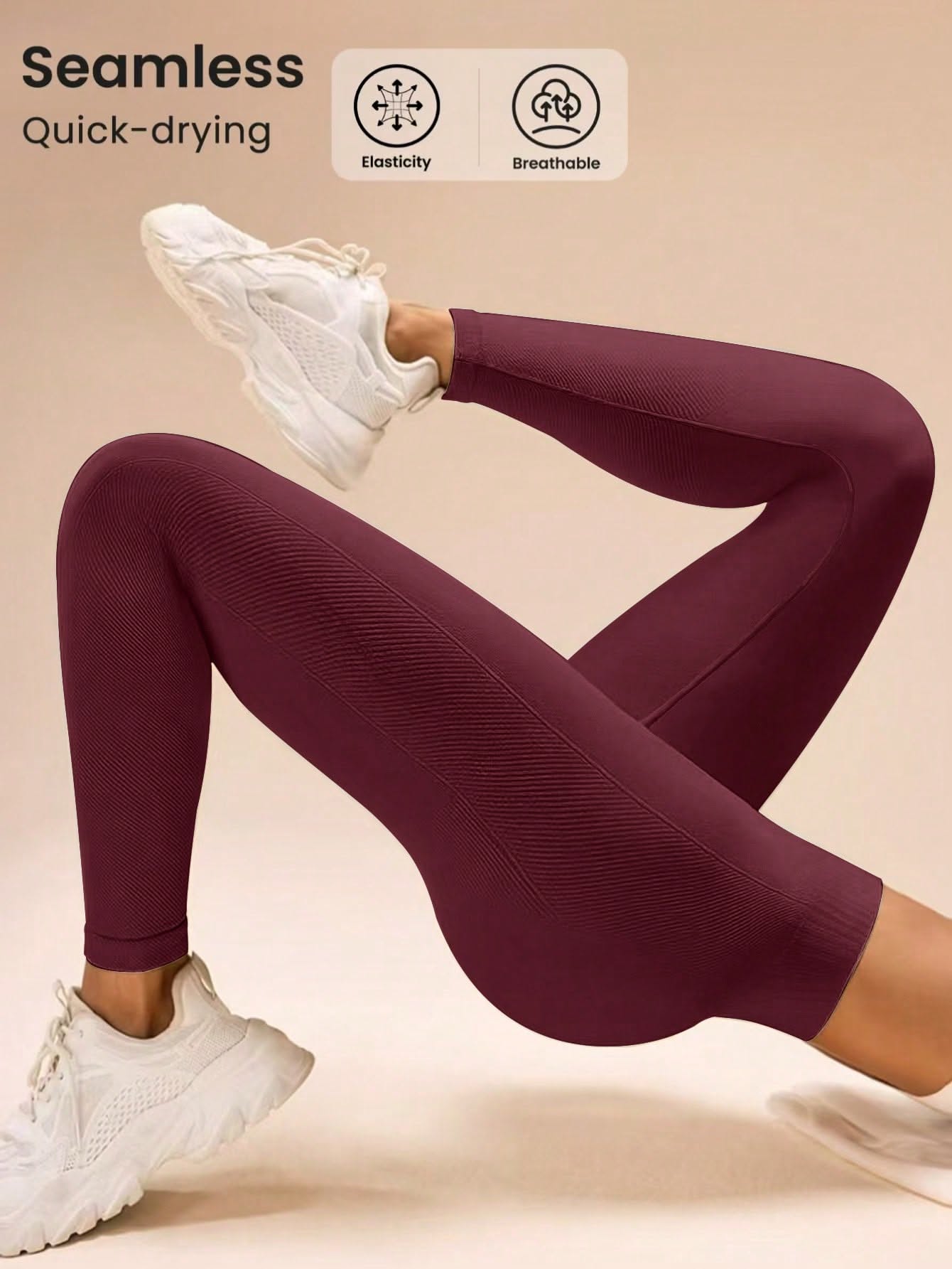 Women's Solid Color High Waist Casual Versatile Daily Creative Design Generator Genflow template preview