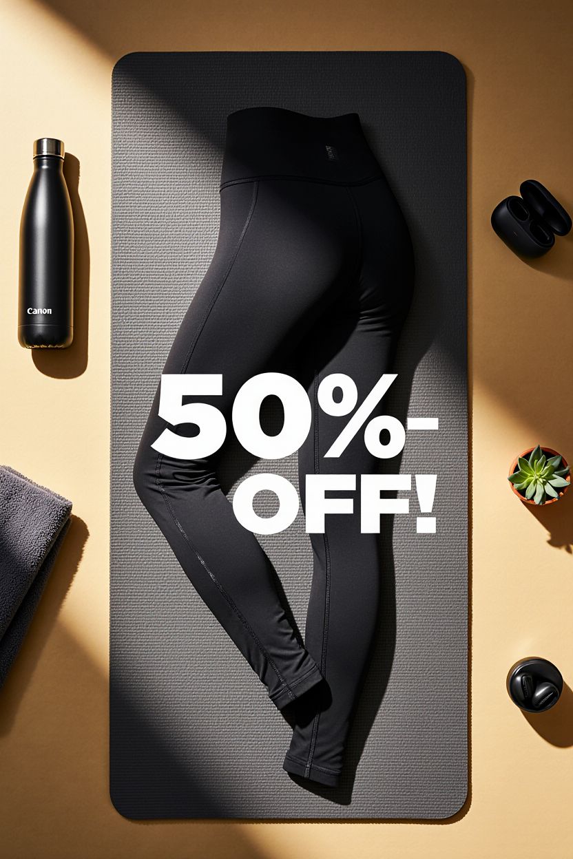 Leggings Product Photography 0040 Creative Design Generator Genflow template preview