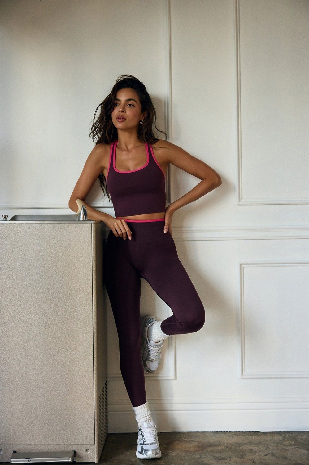 Seamless Scrunch High-Waisted Legging Creative Design Generator Genflow template preview