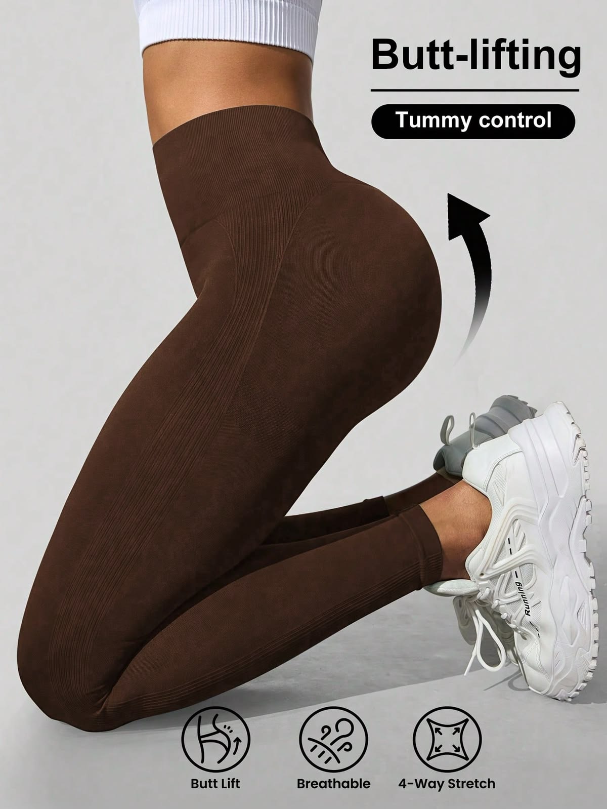 Seamless High Elasticity Sports Yoga Casual Leggings Creative Design Generator Genflow template preview