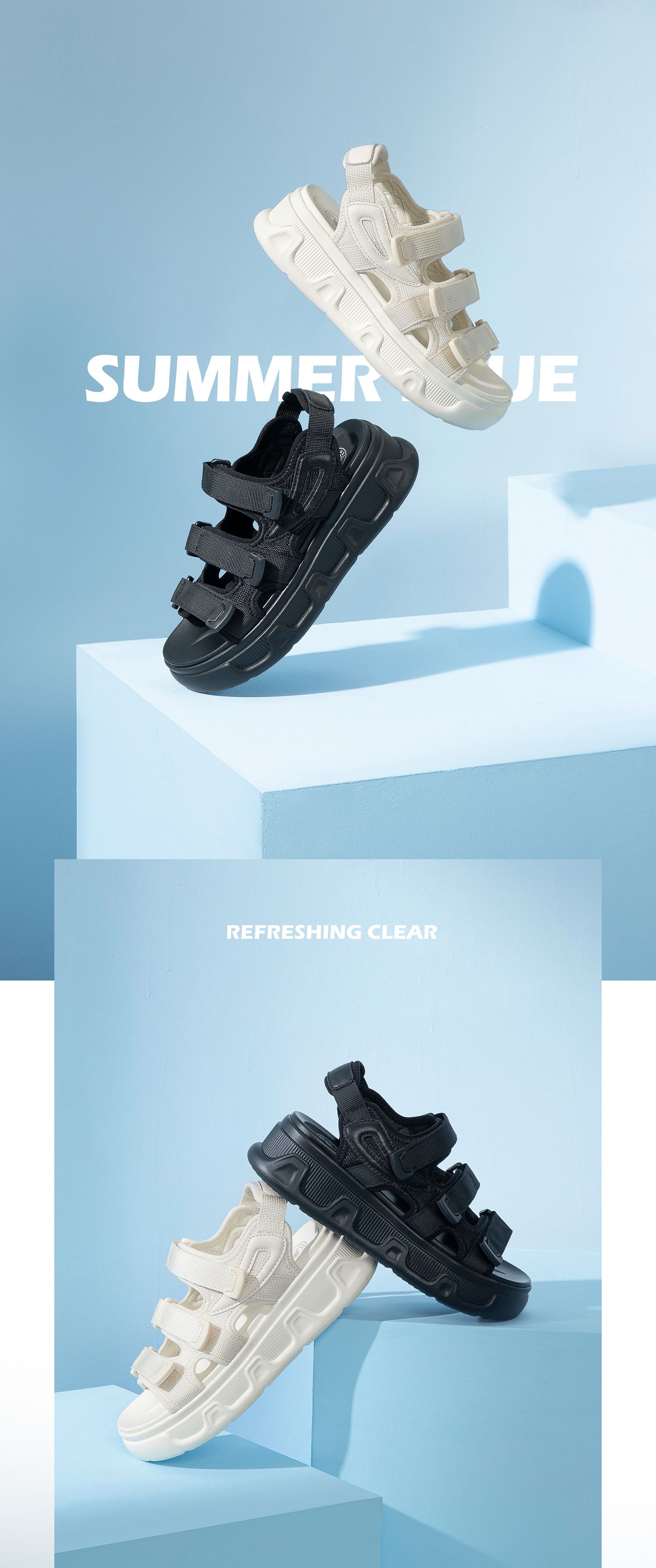 Sports sandals、运动凉鞋 - Niel D Creative Design Generator Genflow template preview