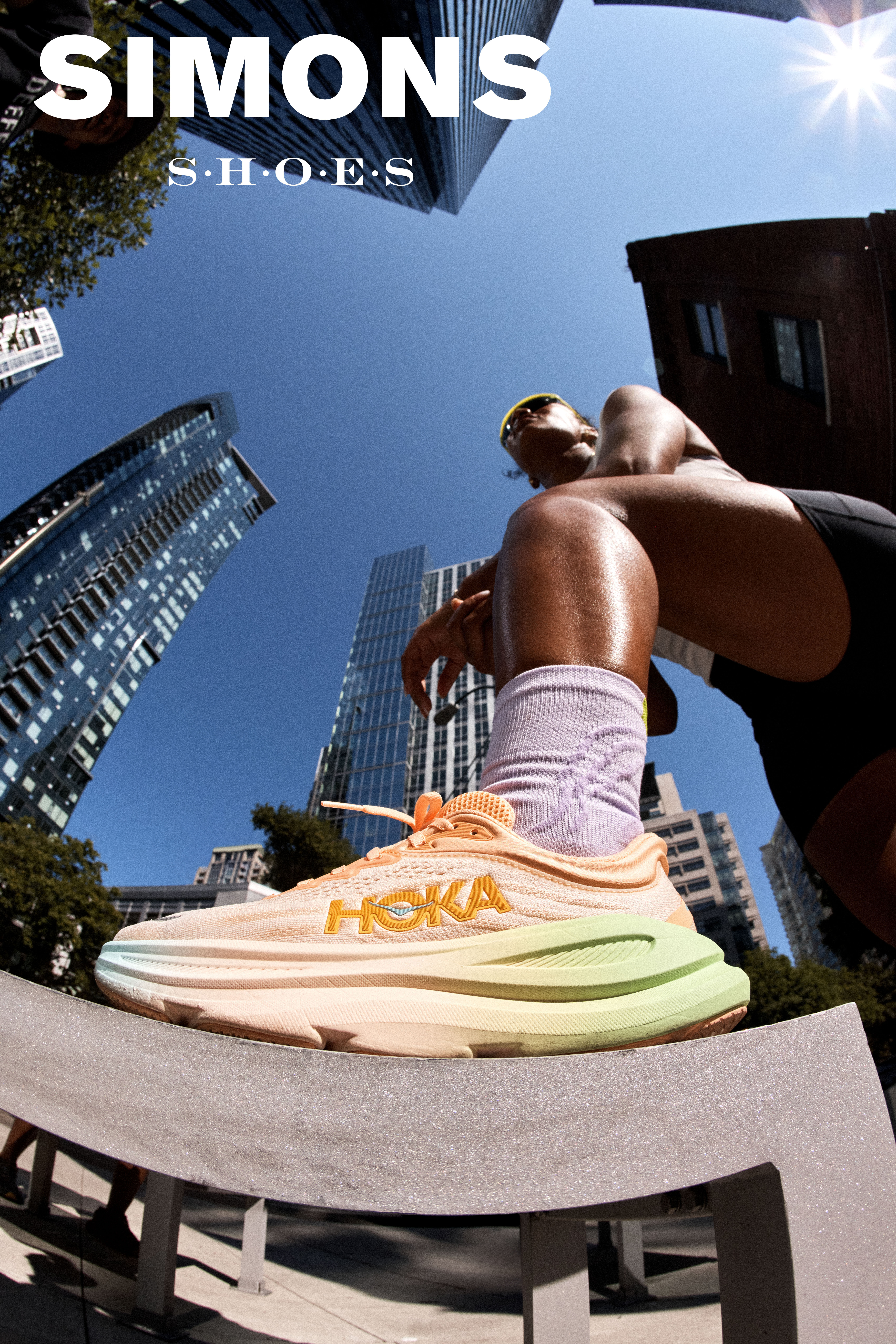 Hoka Bondi 9 Sneaker Creative Design Generator Genflow 模板预览