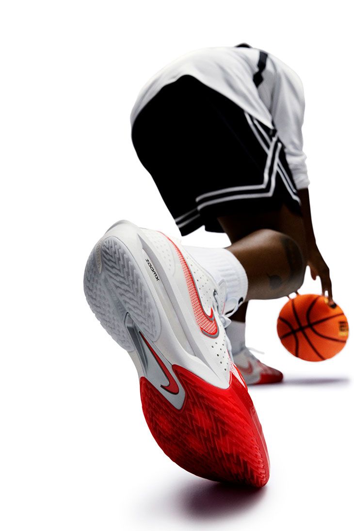 A Basketball Player Holding A Ball In His Right Hand Creative Design Generator Genflow template preview