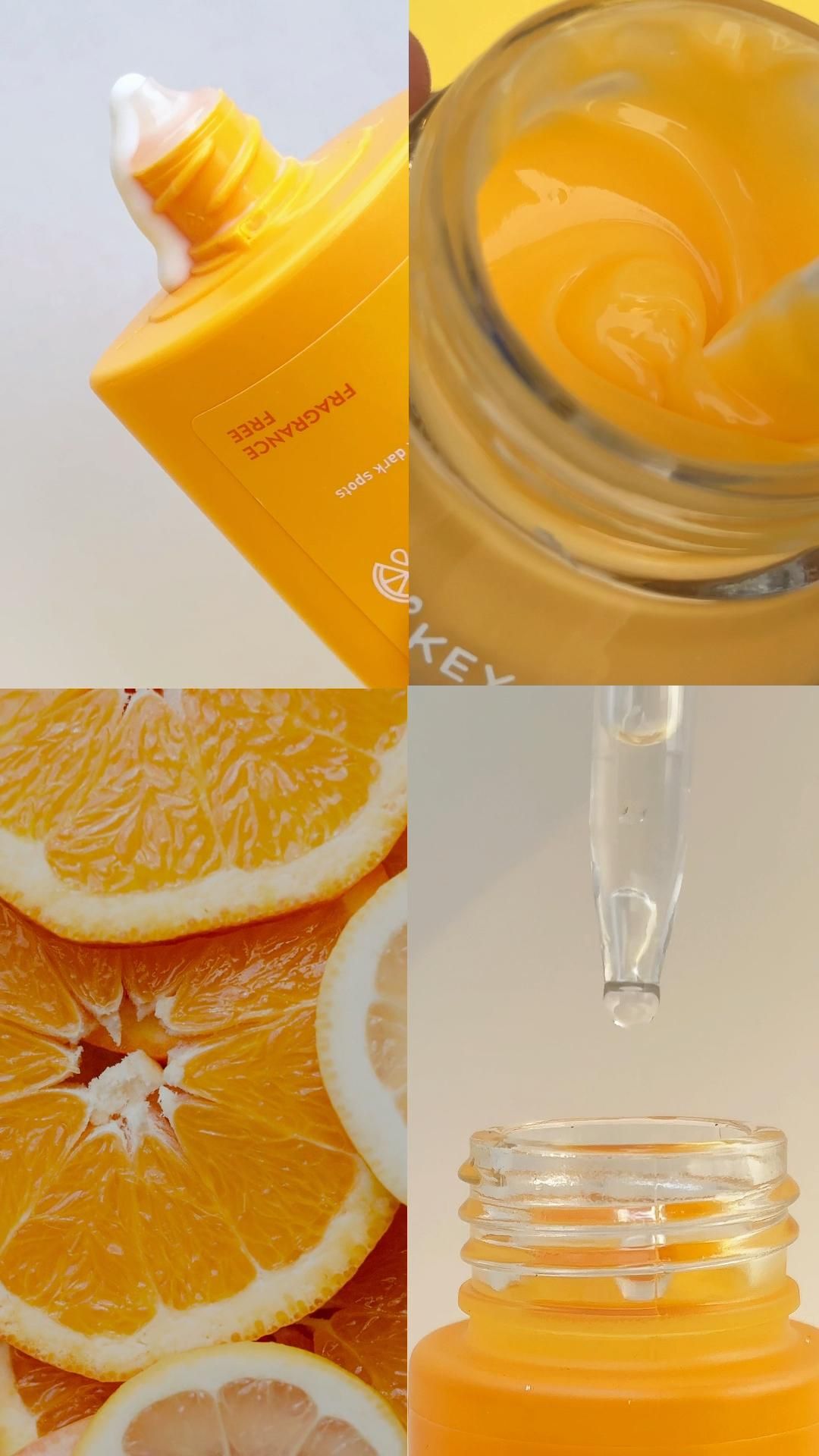 #Orange #Vitaminc #Dotandkey #Serum #Moisturizer #Sunscreen Creative Design Generator Genflow template preview