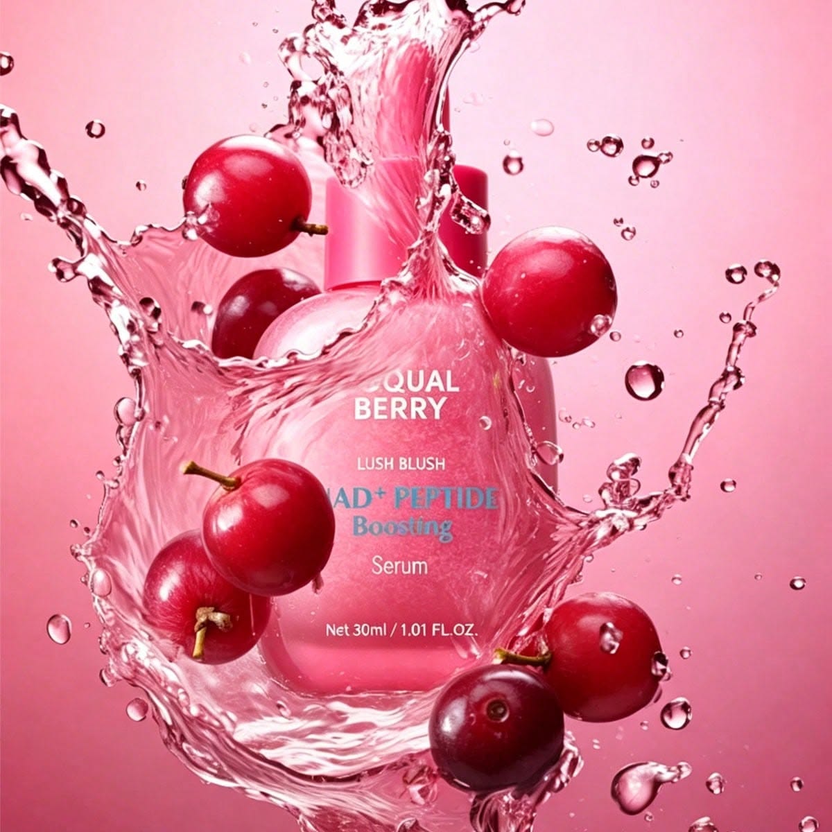 Nad+ Peptide Boosting Smoothie Serum – Anti-aging Korean Skin Care With 5 Ceramides & Vega Creative Design Generator Genflow テンプレートプレビュー