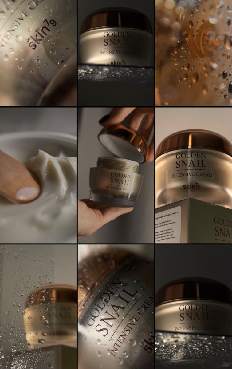 This May Contain: The Collage Of Images Shows Different Types Of Skin Care Products, Inclu Creative Design Generator Genflow template preview