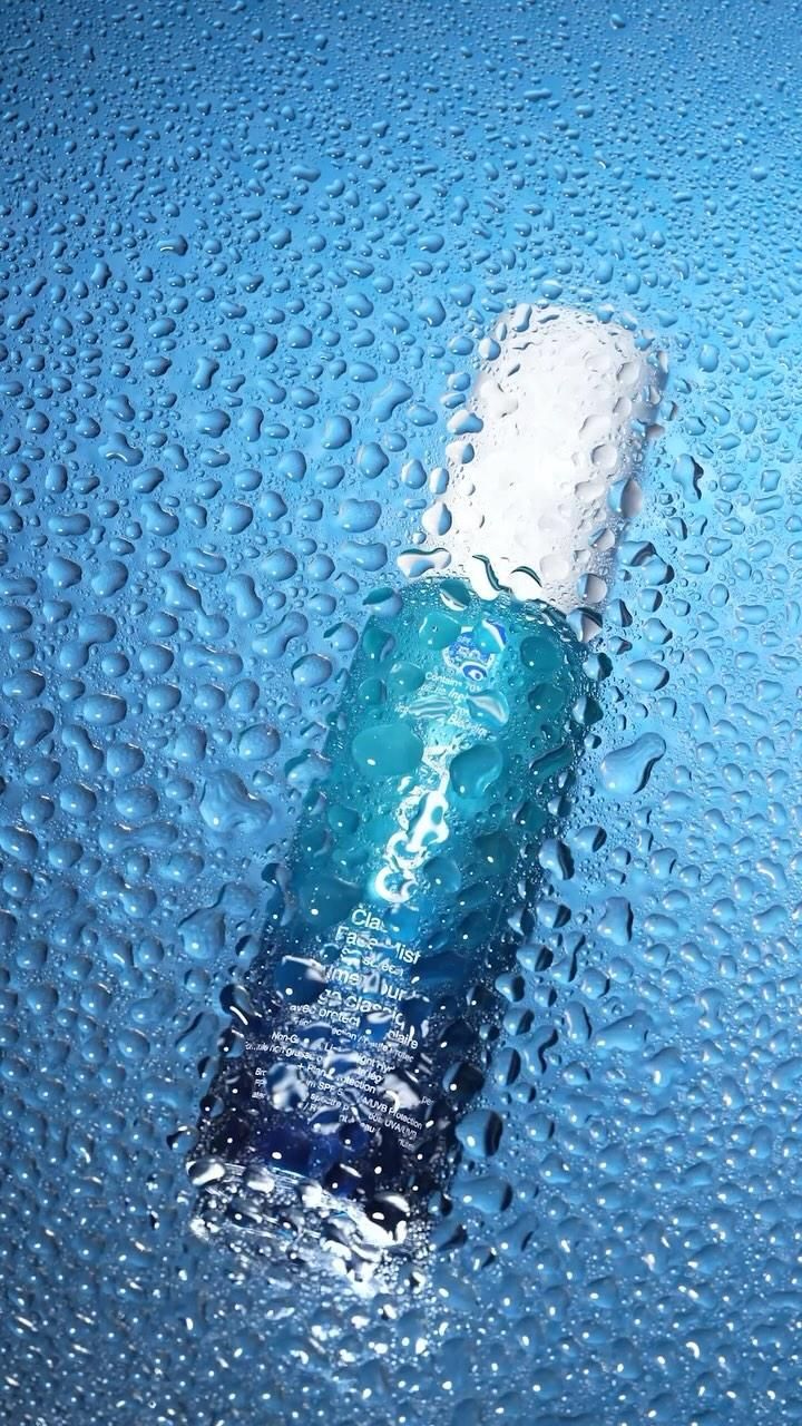 This May Contain: A Close Up View Of Water Droplets On A Window Creative Design Generator Genflow template preview