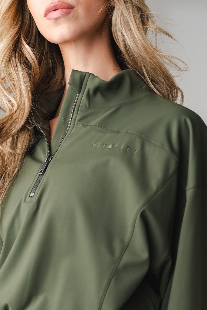 Vitality Nomad® Jacket - Olive Creative Design Generator Genflow template preview