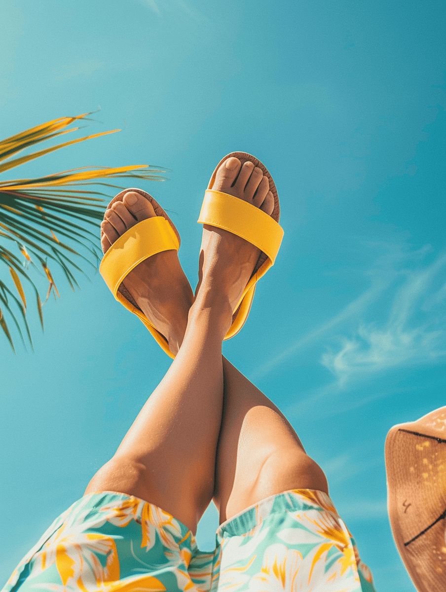 Summer Sandal Photo 0153 Creative Design Generator Genflow template preview